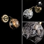 Светильник настенный бра Arte lamp A1292AP-1AB MARTINA