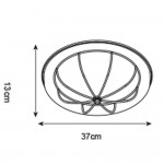 Светильник потолочный Arte lamp A1308PL-3AB PORCH