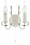 Бра с двумя рожками Arte lamp A1309AP-2WC Cinta