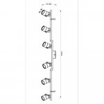 Светильник потолочный Arte lamp A1310PL-6CC LENTE
