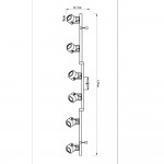 Светильник поворотный Arte Lamp A1314PL-6CC LENTE