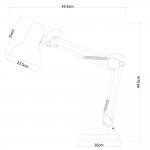 Настольная лампа белая Arte lamp A1330LT-1WH Junior