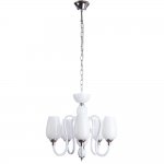 Люстра белая Arte lamp A1404LM-5WH LAVINIA