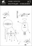 Люстра подвесная Arte lamp A1404LM-8WH LAVINIA