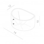 Светильник настенный Arte lamp A1415AL-1GY RULLO