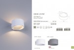 Светильник настенный Arte lamp A1417AP-1WH CERCHIO