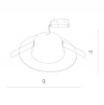 Светильник точечный диодный 5Вт Arte lamp A1425PL-1WH Uovo