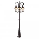 Уличный столб Arte lamp A1467PA-3RI Prague