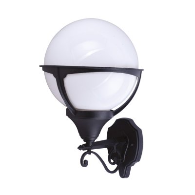 

Светильник уличный настенный шар Arte lamp A1491AL-1BK Monaco, A1491AL-1BK