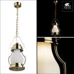 Светильник подвесной Arte lamp A1502SP-1AB LUMINO