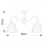 Люстра с абажурами Arte lamp A1509PL-5PB Seville
