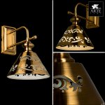 Светильник бра Arte lamp A1511AP-1PB Kensington