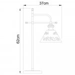 Светильник настольный Arte lamp A1511LT-1WG Kensington