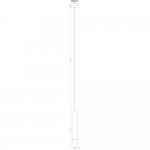 Светильник подвесной Arte Lamp A1520SP-1WH RIDGET