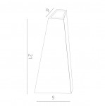 Светильник уличный Arte lamp A1524AL-1GY COMETA