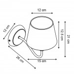 Светильник настенный Arte lamp A1528AP-1WH GRACIA