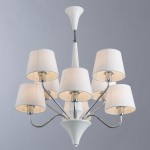 Люстра белая Arte Lamp A1528LM-8WH GRACIA