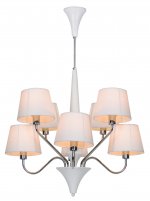 Люстра белая Arte Lamp A1528LM-8WH GRACIA