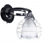 Светильник настенный Arte lamp A1604AP-1BK Ginevra