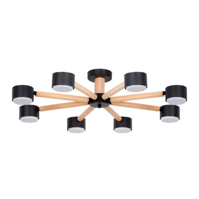 Потолочная люстра Arte Lamp TENDA A1624PL-8BK Потолочная люстра Arte Lamp TENDA A1624PL-8BK