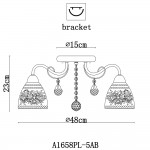 Люстра потолочная Arte lamp A1658PL-5AB Rugiada