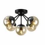 Люстра лофт черная Arte Lamp A1664PL-5BK BOLLA