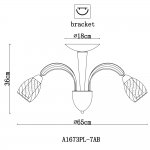 Светильник потолочный Arte lamp A1673PL-7AB TEMPESTA