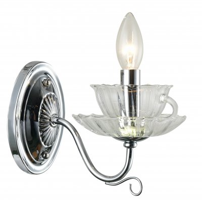

Светильник настенный чашка прозрачная Arte Lamp A1704AP-1CC TET-A-TET, A1704AP-1CC