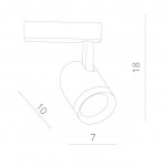 Светильник для трека черный Arte lamp A1710PL-1BK Track SOFFITTO