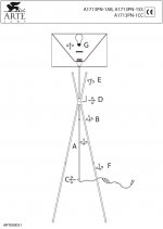 Торшер Arte lamp A1713PN-1SS Easy