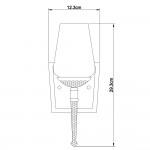 Светильник настенный Arte lamp A1722AP-1BA STEFAN