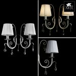 Светильник бра Arte lamp A1743AP-2WH ROMANA SNOW