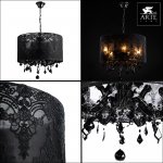 Люстра черная Arte lamp A1800LM-5BK Jennifer JENNIFER