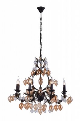 Подвесная люстра Arte lamp A1870LM-8BG Cipollino Подвесная люстра Arte lamp A1870LM-8BG Cipollino