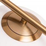 Плафон стекло белое матовое 300мм с резьбой 49мм бронза Arte Lamp A1922SP-1 BOLLA-UNICA