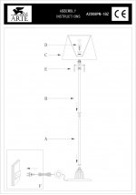 Торшер Arte lamp A2008PN-1BZ Allegro