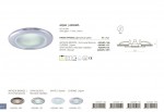 Светильник встраиваемый для ванной IP44 Arte lamp A2024PL-1WH AQUA GU10