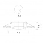 Светильник потолочный Arte lamp A2103PL-1BK BASIC