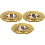 Светильник встраиваемый Arte lamp A2103PL-3GO Basic