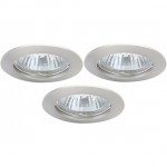 Светильник встраиваемый Arte lamp A2103PL-3SS Basic (3шт)