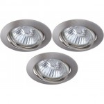 Светильник встраиваемый Arte lamp A2105PL-3SS Basic
