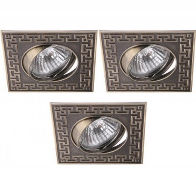 Светильник встраиваемый Arte lamp A2107PL-3AB Eclipse (3шт)(A2107PL-3AB)