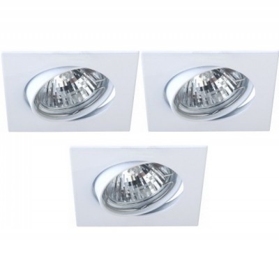 Светильник встраиваемый Arte lamp A2118PL-3WH Quadratisch 