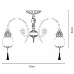 Светильник потолочный Arte lamp A2146PL-8GA SULTAN