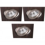 Светильник встраиваемый Arte lamp A2206PL-3BR Eclipse (3шт)