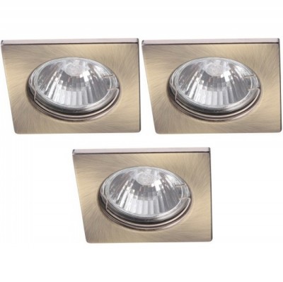 

Светильник встраиваемый Arte lamp A2210PL-3AB Quadratisch, A2210PL-3AB