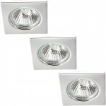 Светильник встраиваемый Arte lamp A2210PL-3CC Quadratisch