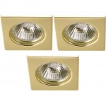 Светильник встраиваемый Arte lamp A2210PL-3GO Quadratisch