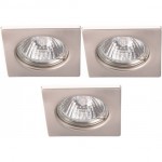 Светильник встраиваемый Arte lamp A2210PL-3SS Quadratisch