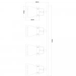 Светильник потолочный Arte lamp A2214PL-4SS LUNED